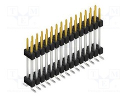Connector: pin strips; pin header; male; PIN: 30; 2.54mm; SMT; 2x15