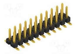 Connector: pin strips; pin header; male; PIN: 22; 2.54mm; SMT; 2x11