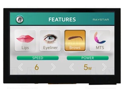 Display: TFT; 5"; 800x480; Illumin: LED; Dim: 120.7x75.8x23.2mm; RGB