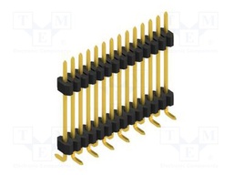 Connector: pin strips; pin header; male; PIN: 14; 1.27mm; SMT; 1x14