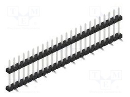 Connector: pin strips; pin header; male; PIN: 24; 2mm; SMT; 1x24
