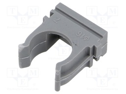 Bracket; polyetylene; -15÷80°C; grey; Size: 16