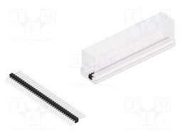 Connector: pin strips; pin header; male; PIN: 36; 1.27mm; SMT; 1x36