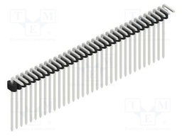 Connector: pin strips; pin header; male; PIN: 33; 1.27mm; THT; 1x33