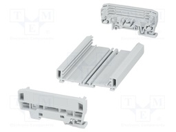 Enclosure: for DIN rail mounting; Y: 92.3mm; X: 123.8mm; Z: 39.45mm