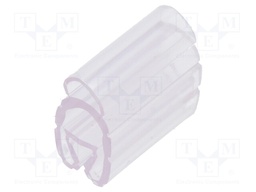 Markers for cables and wires; 4÷10mm; PVC; transparent; -30÷60°C
