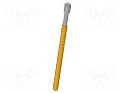 Test needle; Operational spring compression: 4mm; 5A; Ø: 2mm; 0.6N