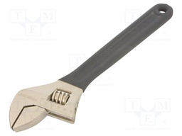 Key; adjustable; 375mm; Max jaw capacity: 43mm; forged,satin