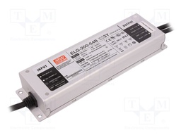 Power supply: switched-mode; LED; 200.88W; 54VDC; 3.72A; IP67; 93%