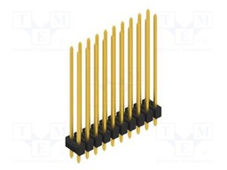 Connector: pin strips; pin header; male; PIN: 20; 2.54mm; THT; 2x10