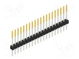 Connector: pin strips; pin header; male; PIN: 20; 2.54mm; THT; 1x20