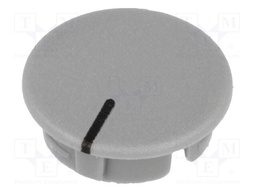 Cap; ABS; grey; push-in; Pointer: black; Application: A2520,A2620