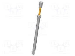 Test needle; Operational spring compression: 4mm; 5A; Ø: 2mm; 0.8N