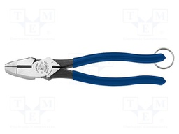 Pliers; side,cutting; handles with plastic grips; 237mm