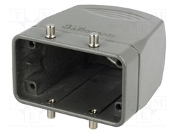 Enclosure: for HDC connectors; size 10B; for cable; high; metal