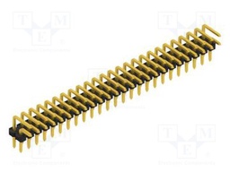 Connector: pin strips; pin header; male; PIN: 50; 2.54mm; THT; 2x25