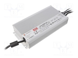 Power supply: switched-mode; LED; 600.6W; 42VDC; 14.3A; 90÷305VAC