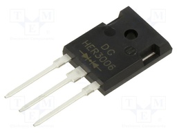 Diode: rectifying; THT; 600V; 30A; tube; Ifsm: 200A; TO3P; Ufmax: 1.7V