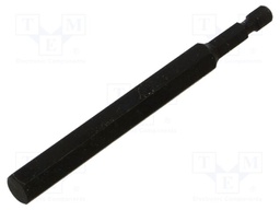 Screwdriver bit; hex key; HEX 10mm; Overall len: 110mm