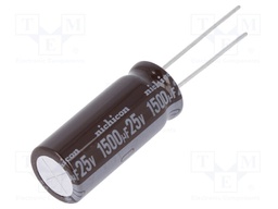 Capacitor: electrolytic; low impedance; THT; 1500uF; 25VDC; ±20%