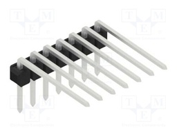 Connector: pin strips; pin header; male; PIN: 7; 2.54mm; THT; 1x7
