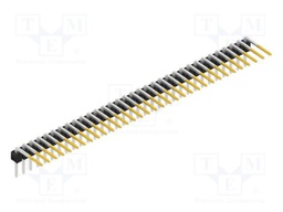 Connector: pin strips; pin header; male; PIN: 33; 2.54mm; THT; 1x33