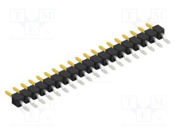 Connector: pin strips; pin header; male; PIN: 19; 2.54mm; SMT; 1x19