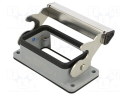 Enclosure: for rectangular connectors; size 3; with latch