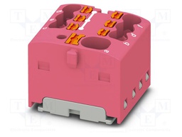 Splice terminal: rail; 17.5A; 450V; push-in; PA; L: 17.7mm; W: 19mm
