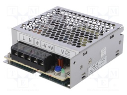 Power supply: industrial; single-channel,universal; 50W; 48VDC