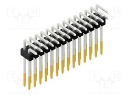 Connector: pin strips; pin header; male; PIN: 28; 2.54mm; THT; 2x14