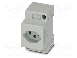 Connector: AC supply; socket; female; 16A; PIN: 3; screw terminal