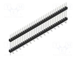 Connector: pin strips; pin header; male; PIN: 33; 2.54mm; SMT; 1x33