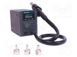 Station: hot air; digital,with push-buttons; 580W; 100÷500°C