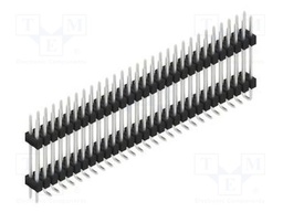 Connector: pin strips; pin header; male; PIN: 58; 2.54mm; SMT; 2x29