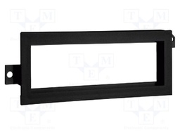 Radio frame; Chrysler,Dodge,Plymouth; 1 DIN; black