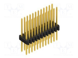 Connector: pin strips; pin header; male; PIN: 24; 1.27mm; THT; 2x12