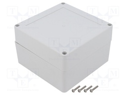 Enclosure: multipurpose; X: 120mm; Y: 120mm; Z: 75mm; ZP; ABS