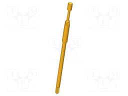 Test needle; Operational spring compression: 4mm; 8A; Ø: 2mm; 1.5N