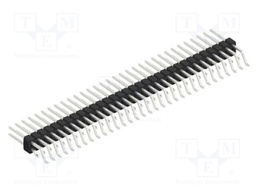 Connector: pin strips; pin header; male; PIN: 64; 2.54mm; SMT; 2x32