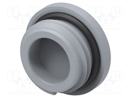 Stopper; polyamide; grey; IP68; Entrelec; Gland: M16; 6mm; Pitch: 1.5