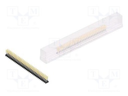 Connector: pin strips; pin header; male; PIN: 64; 2mm; SMT; 2x32
