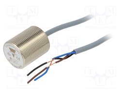 Sensor: inductive; 0÷22mm; 10÷36VDC; M30; Connection: lead 2m; IP67
