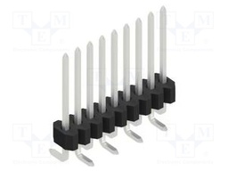 Connector: pin strips; pin header; male; PIN: 9; 1.27mm; SMT; 1x9
