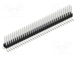 Connector: pin strips; pin header; male; PIN: 68; 1.27mm; SMT; 2x34