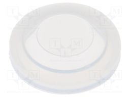 Cover; IP68; transparent; Ø24.1x6.2mm