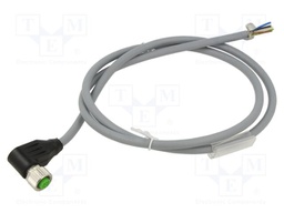 Cable: for sensors/automation; M12; angled; 1m; plug; 7000; PUR