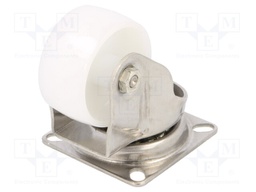 Transport wheel; Ø: 50mm; W: 24mm; H: 73.5mm; torsional; -15÷80°C