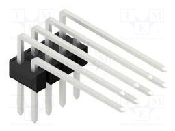 Connector: pin strips; pin header; male; PIN: 8; 2.54mm; THT; 2x4
