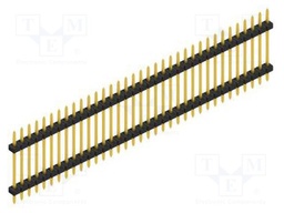 Connector: pin strips; pin header; male; PIN: 35; 2mm; THT; 1x35